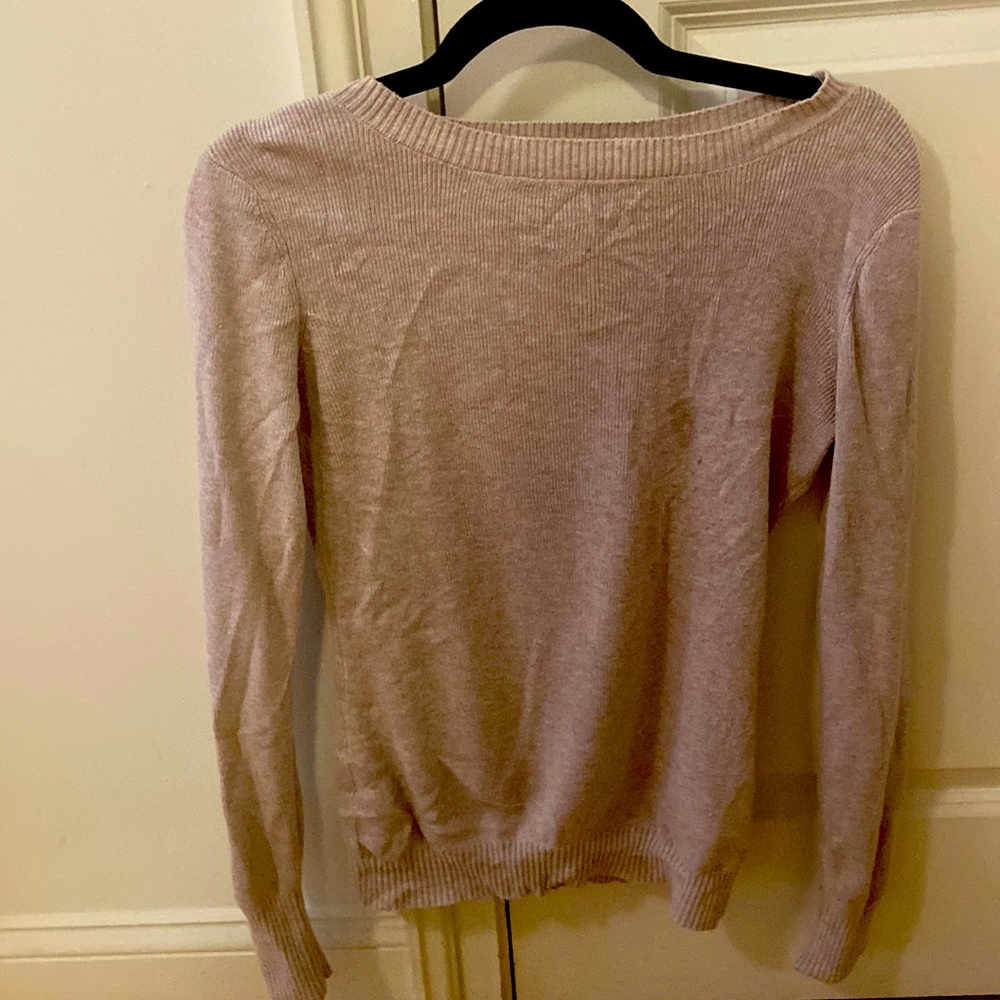 Cream sweater